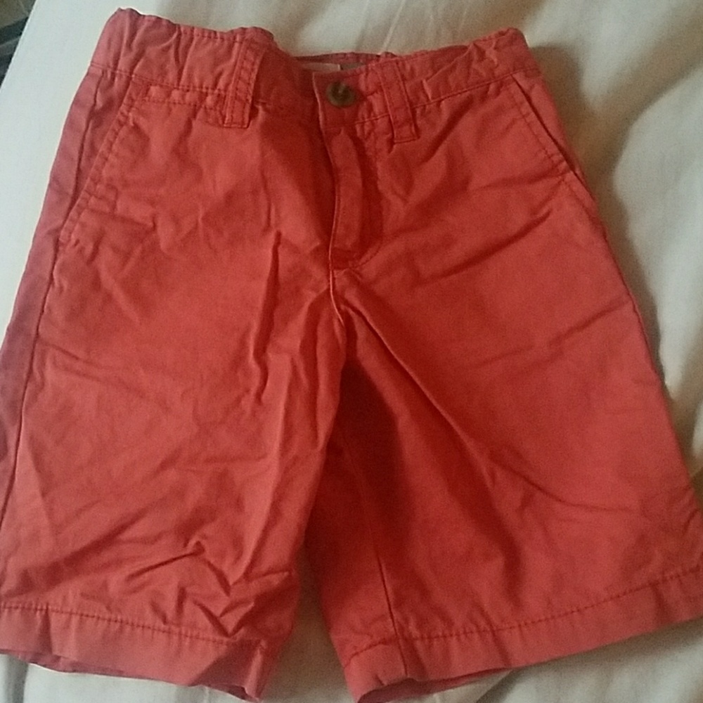 Boys Shorts sz 5. orange/coral colored